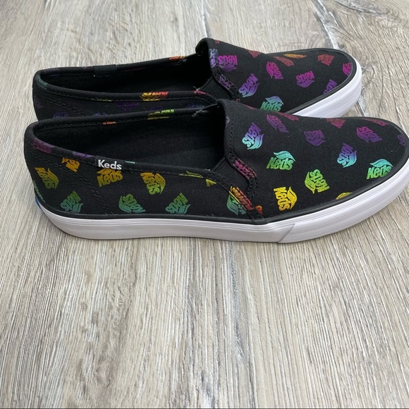 Keds Double Decker Wave Printed Slip On Sneakers Sz 7 NWOT - Picture 6 of 11